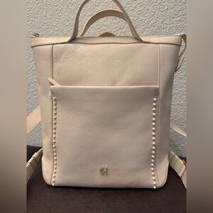 Cole Haan Grand Ambition Blush Pink Leather Backpack Tote Spring Chic